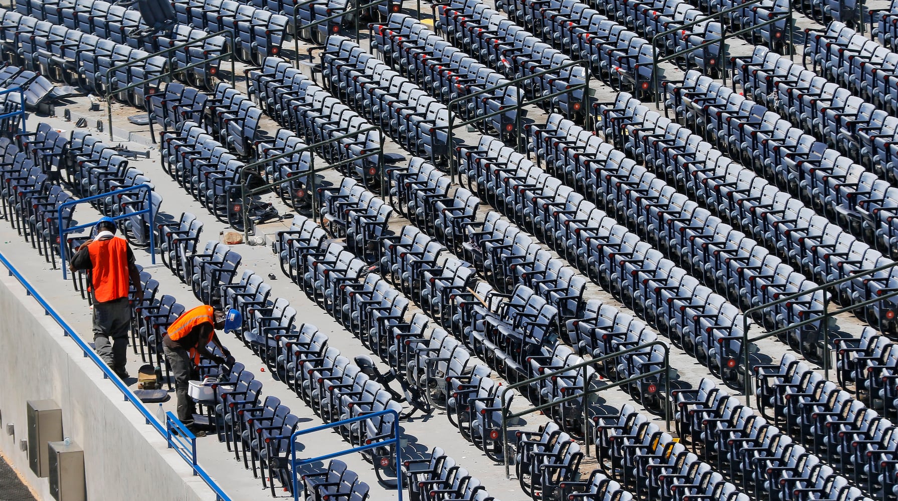 Photos: Turning Turner Field into Georgia State Stadium