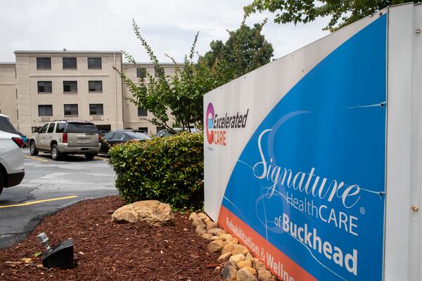 The federal government has given Signature HealthCARE of Buckhead its lowest rating — a one-star out of five based on government inspections, staffing levels and quality measures, according to Medicare.gov. (Chris Day/Christopher.Day@ajc.com)