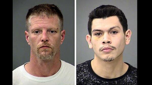 Three Indiana circuit judges have been suspended without pay in connection with a May 1, 2019, brawl with Brandon Kaiser, left, and Alfredo Vazquez outside an Indianapolis White Castle restaurant that led to two of the judges being shot.