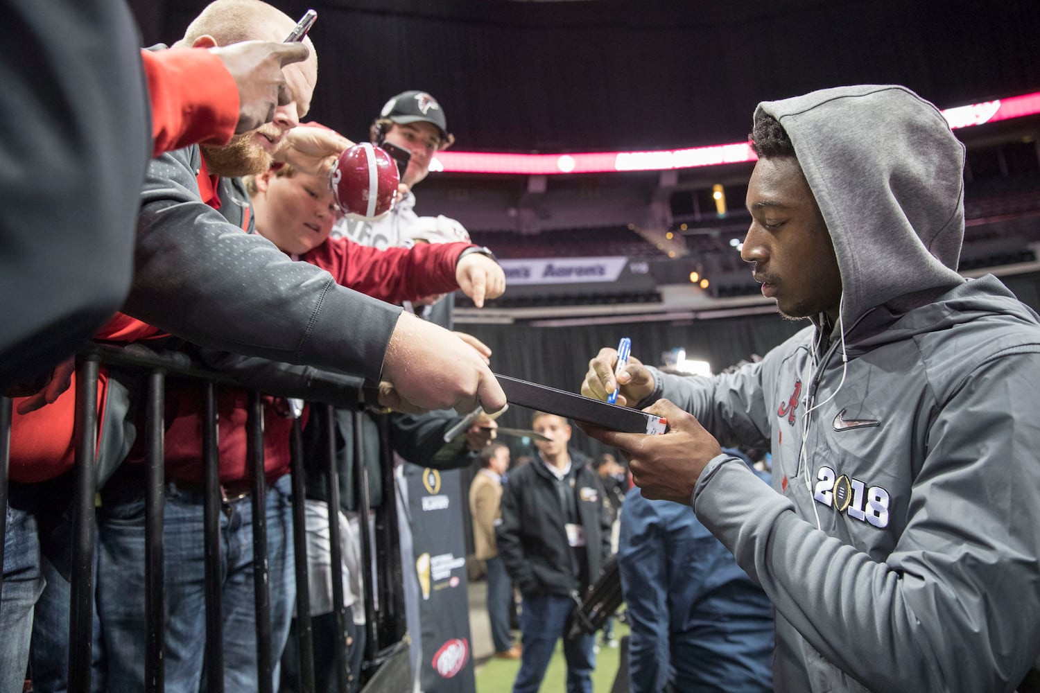 Photos: Georgia, Alabama meet the press at Philips Arena