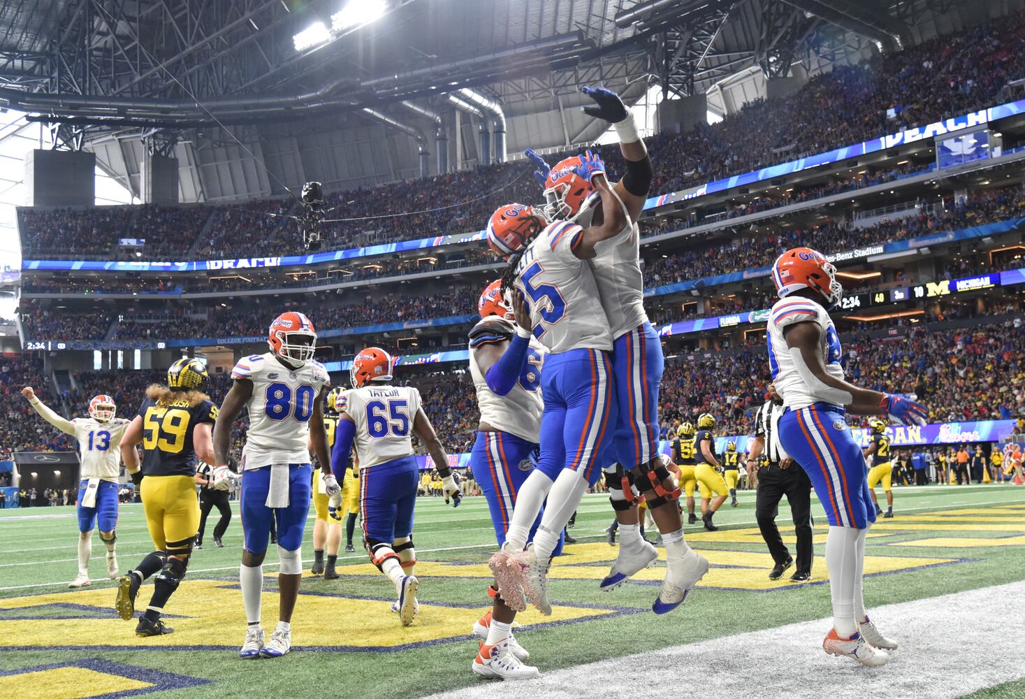 Photos: Florida beats Michigan in Chick-fil-A Peach Bowl