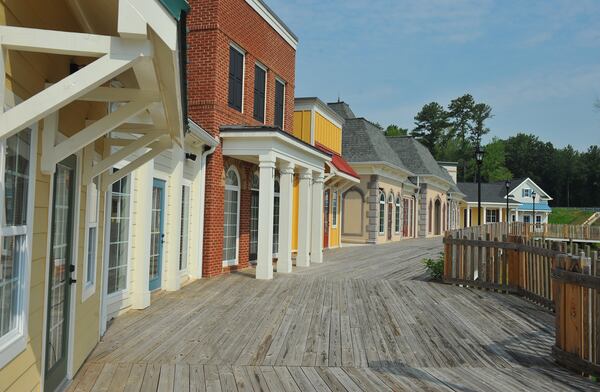 Olde Town Morrow, which was supposed to be the crown jewel of the Clayton County city, was closed December 2010. AJC FILE PHOTO.