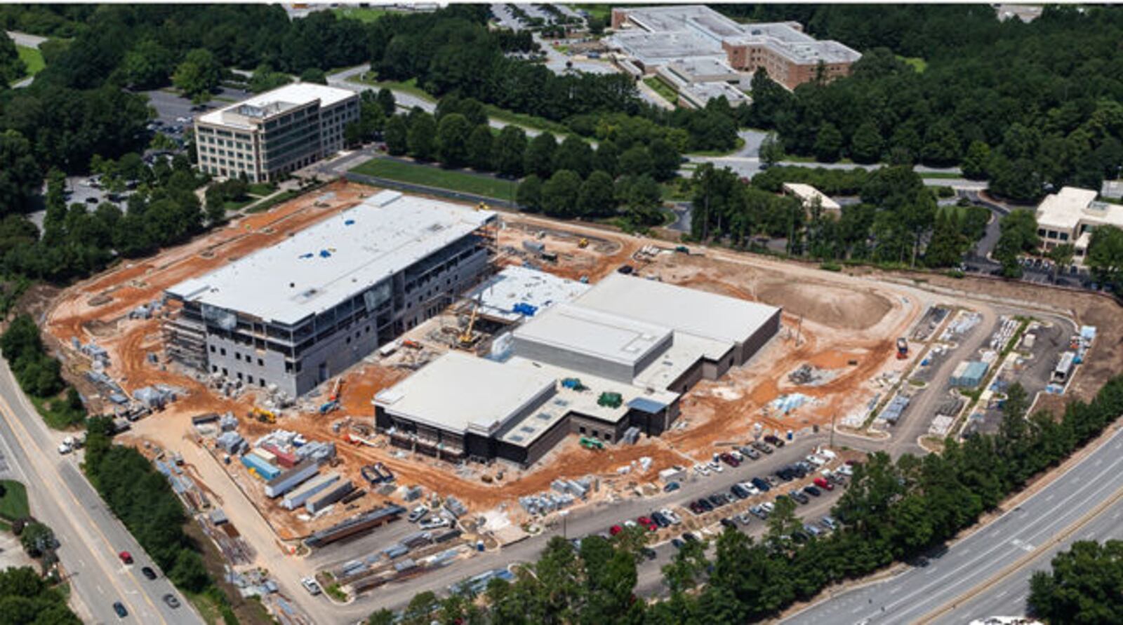 The yet unamed Meadowcreek high school for health and science careers is set to open in August 2019. CONTRIBUTED