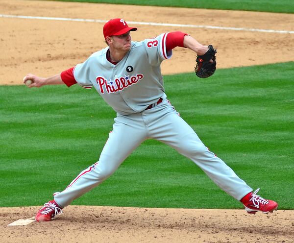 Roy Halladay pitched for the Philadelphia Phillies before dying in a plane crash in 2017.