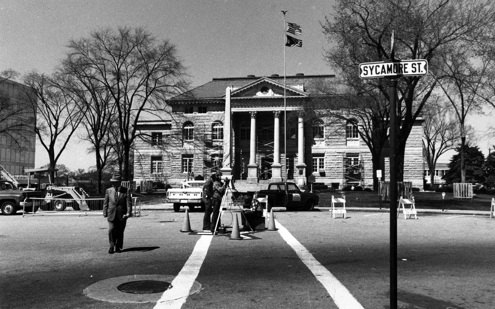 Buildings and streets, 1970s