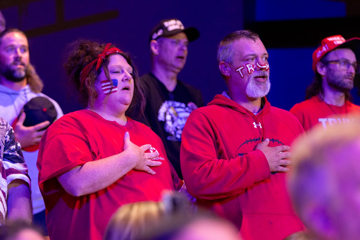 trump rally photos