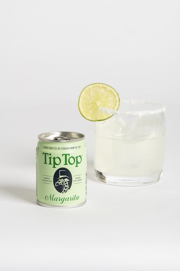 Tip Top's canned margarita now is available on Delta flights, joining the company's old fashioned. Courtesy of Mia Yakel