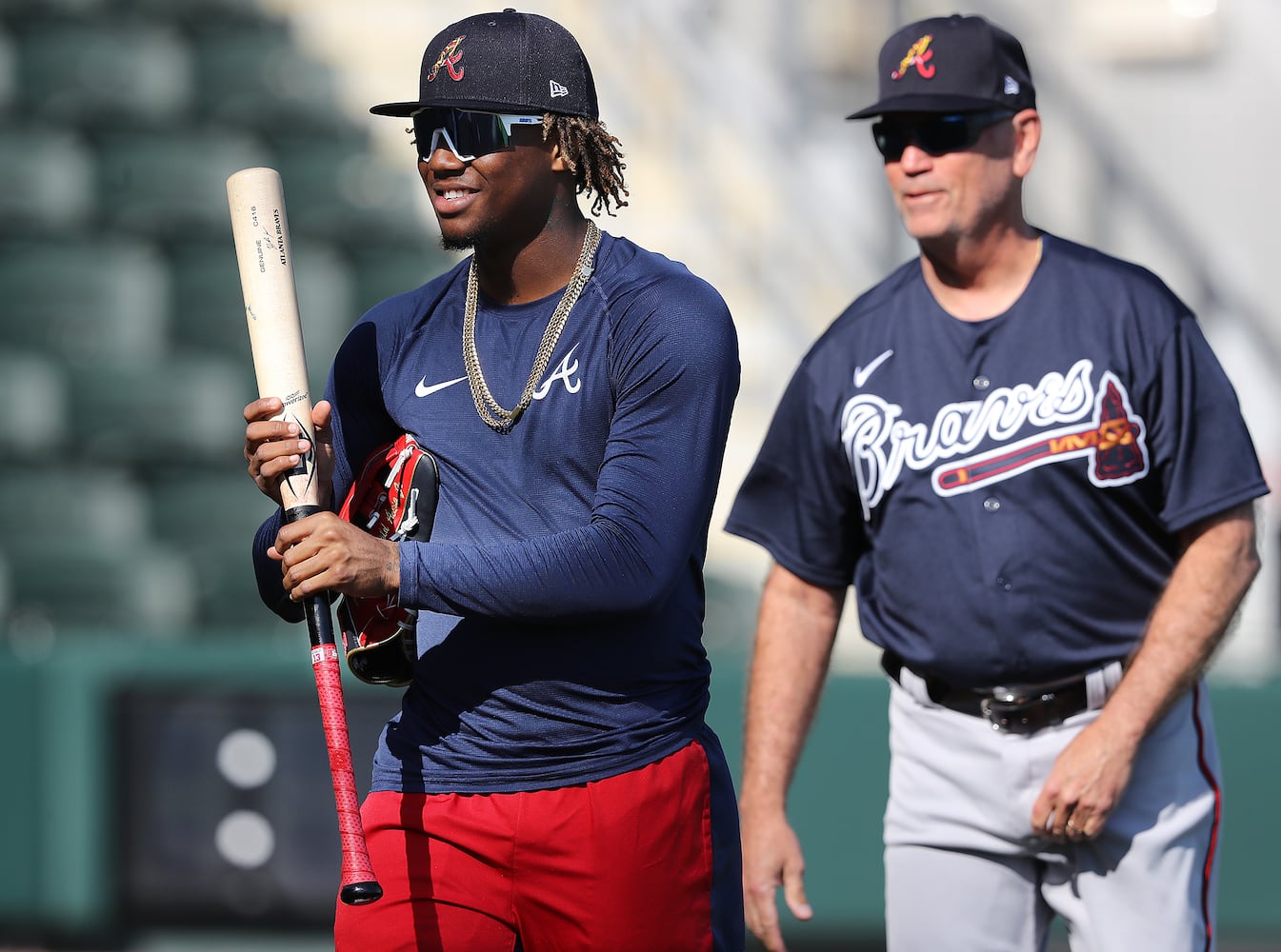 Photos: Ronald Acuna, Braves at spring training