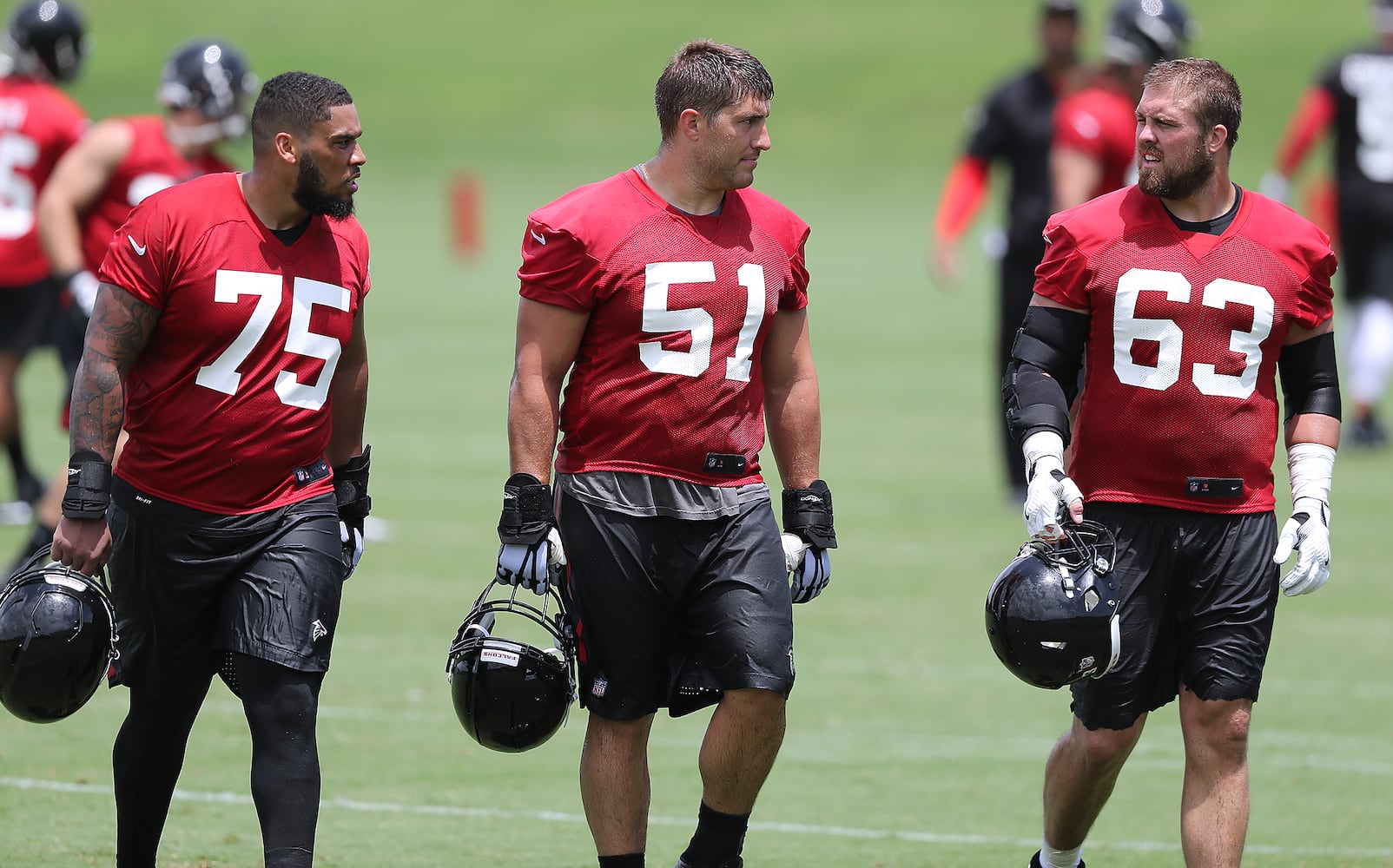 Photos: Falcons are back on the field