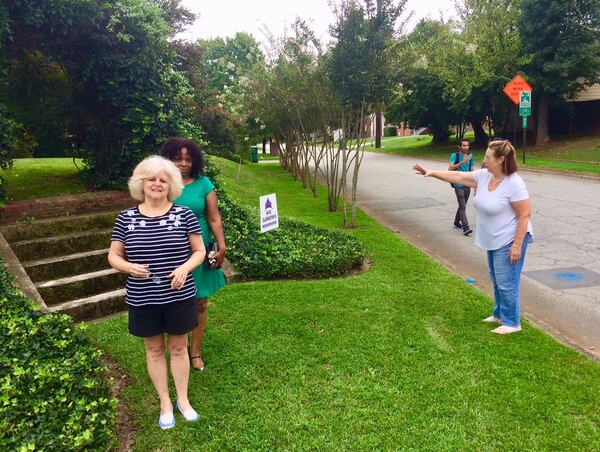 As word came that a local Clarkston church was expanding, Susan Hood (from left), Beverly Burks and Karen Feltz-Eddington started asking questions. 