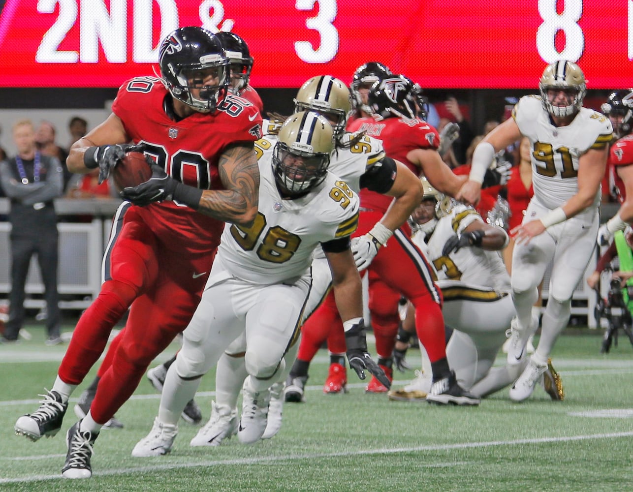 Photos: Falcons seek win over the Saints