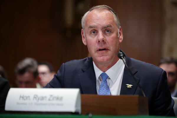 U.S. Interior Secretary Ryan Zinke