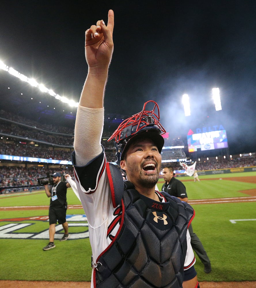 Photos: Acuna, Freeman lead Braves to playoff win over Dodgers