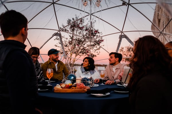 The Roof at Ponce City Market will feature private igloos, an ice skating rink, and Griswold family-worthy holiday decor. Courtesy of The Roof at Ponce City Market.