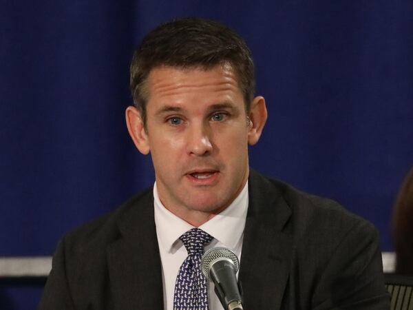 Former Republican U.S. Congressman Adam Kinzinger, an outspoken Trump critic, joins the “Politically Georgia” radio show for Wednesday’s edition. (Antonio Perez/Chicago Tribune/TNS)