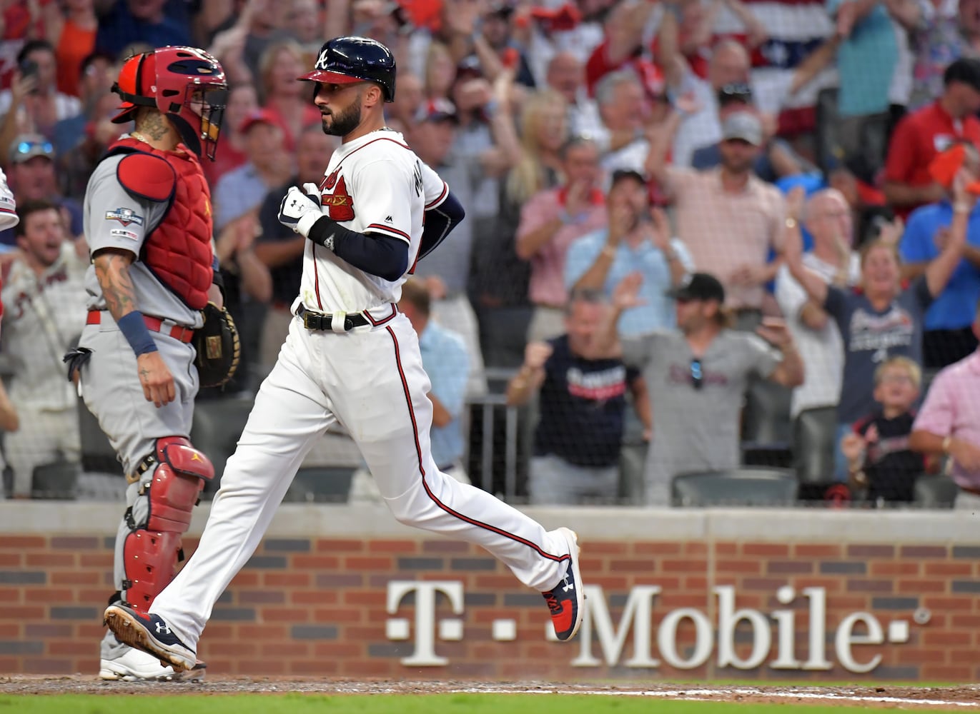 Photos: Braves seek Game 1 win over the Cardinals