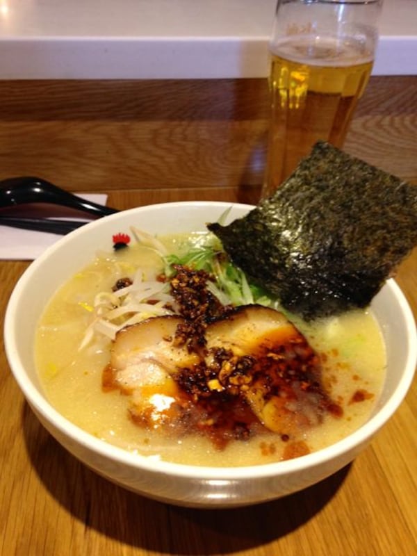 Spicy paitan ramen from Totto Ramen