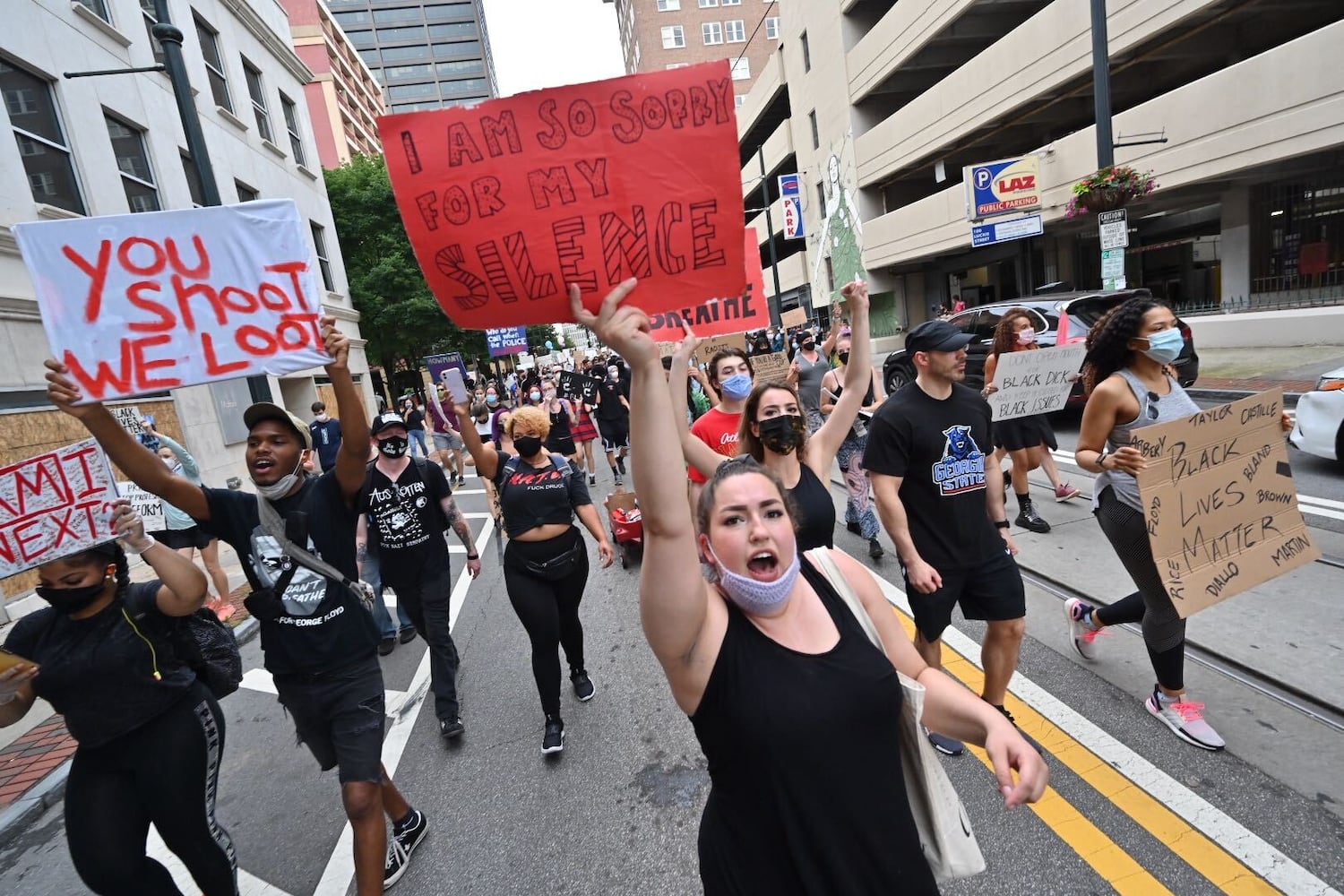 PHOTOS: Eighth day of protests in Atlanta