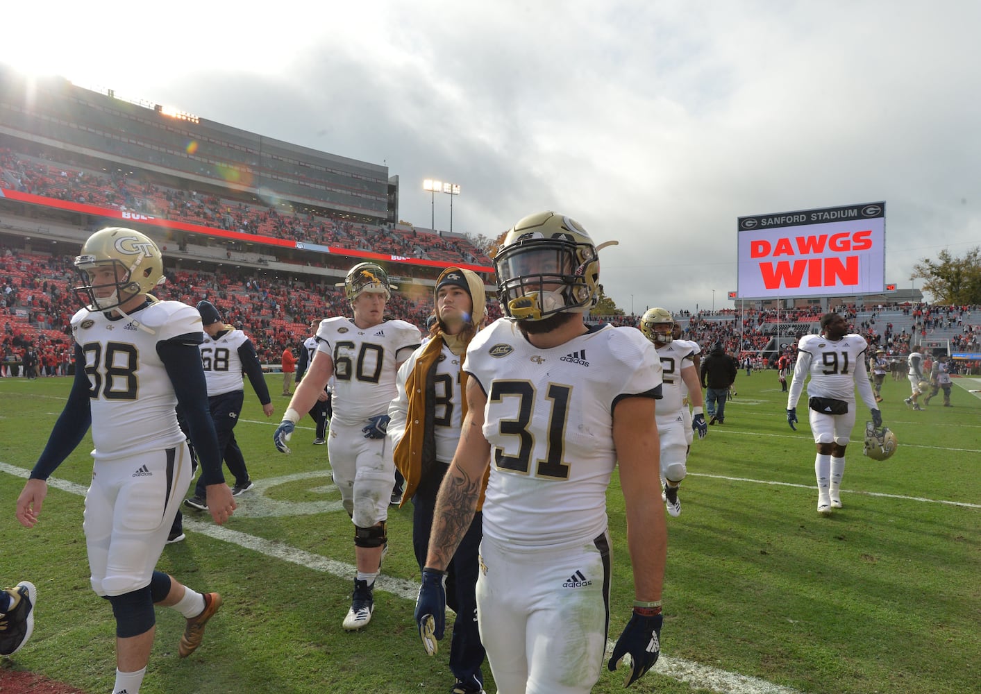 Photos: Bulldogs rout Georgia Tech, improve to 11-1