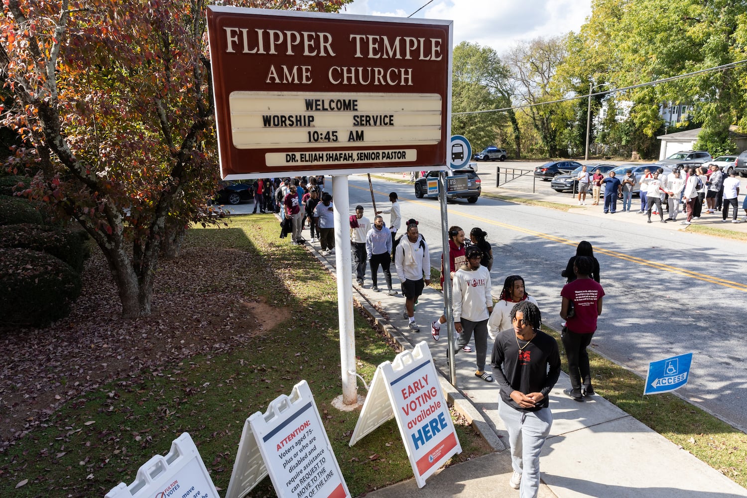 morehouse march to polls
