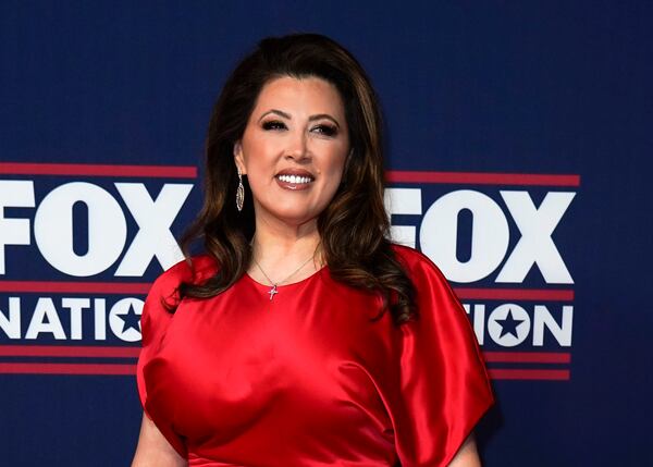 FILE - Janette Nesheiwat arrives at the Fox Nation's Patriot Awards, Nov. 16, 2023, in Nashville, Tenn. (AP Photo/George Walker IV, File)