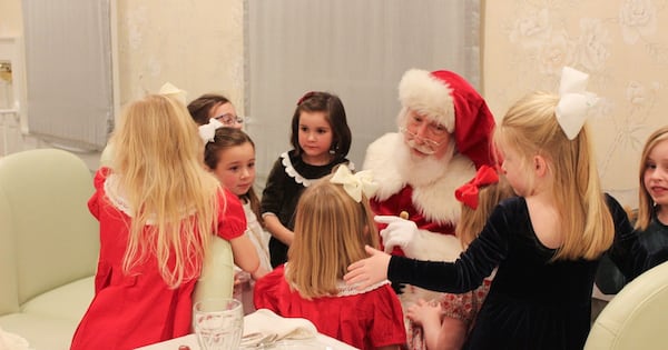 Spend some time with Santa before Christmas with holiday tea at the Swan Coach House. (Swan Coach House Facebook)