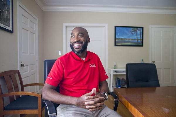 08/15/2019 — Atlanta, Georgia — East Lake Foundation president Danny Shoy, Jr. sits for a portrait at the foundation in Atlanta’s East Lake Village community, Thursday, August 15, 2019. (Alyssa Pointer/alyssa.pointer@ajc.com)