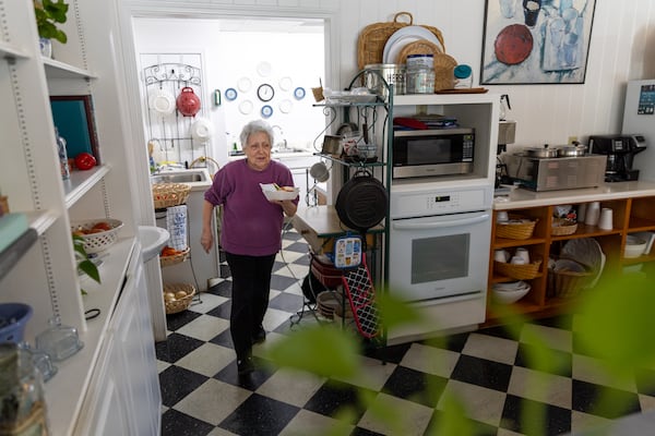 Disputes over the election don't happen at the Drugstore Deli in Byron. “We don’t hear arguments in here. We don’t see people on the street corner yelling at each other. … It seems that the temperature in this area isn’t on fire,” said Sara Jo McLean, who co-owns the eatery with her daughter, Vicki McLean. Arvin Temkar/AJC