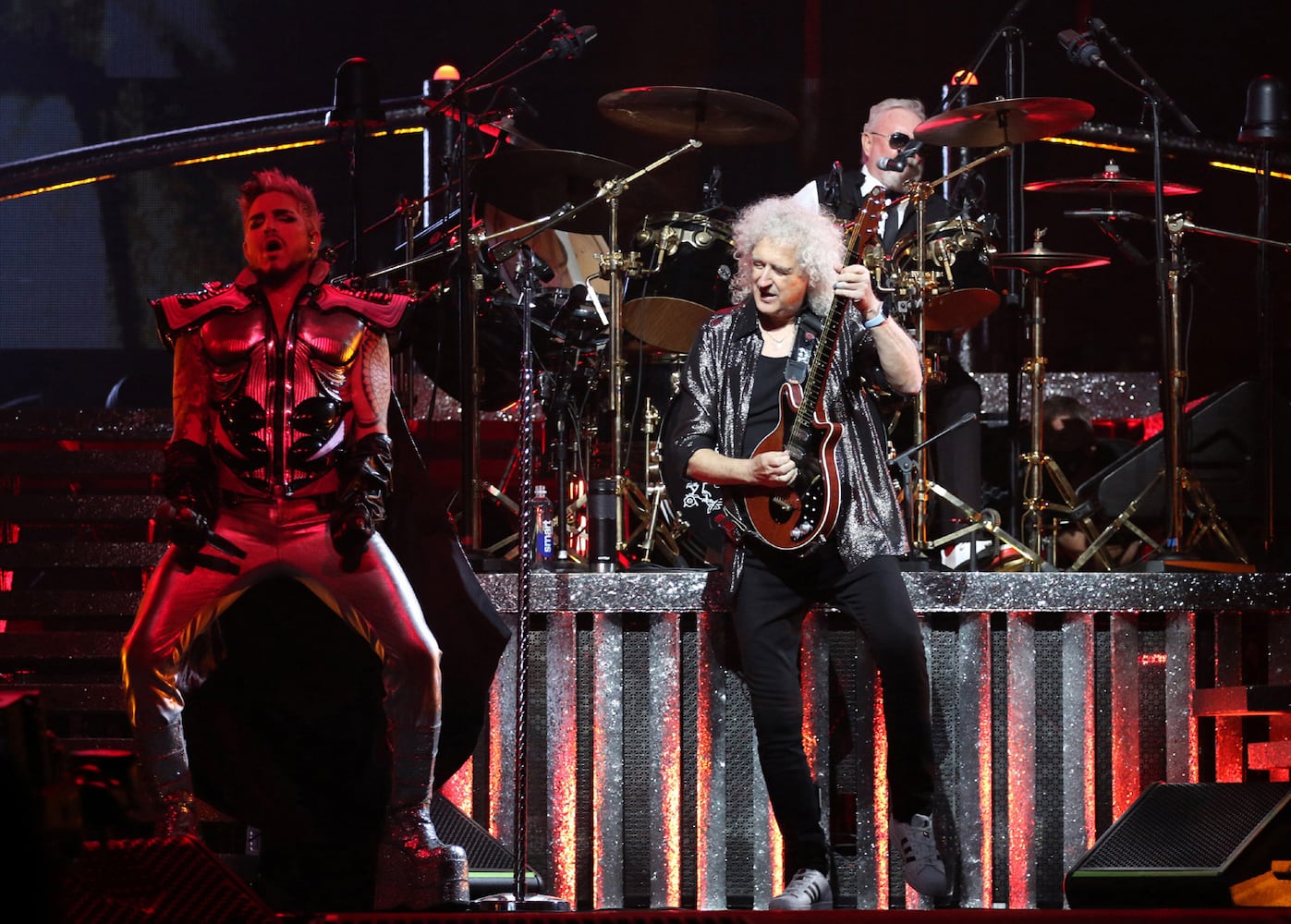 Queen + Adam Lambert rocked sold out State Farm Arena on Monday, October 23, 2023.
Robb Cohen for the Atlanta Journal-Constitution