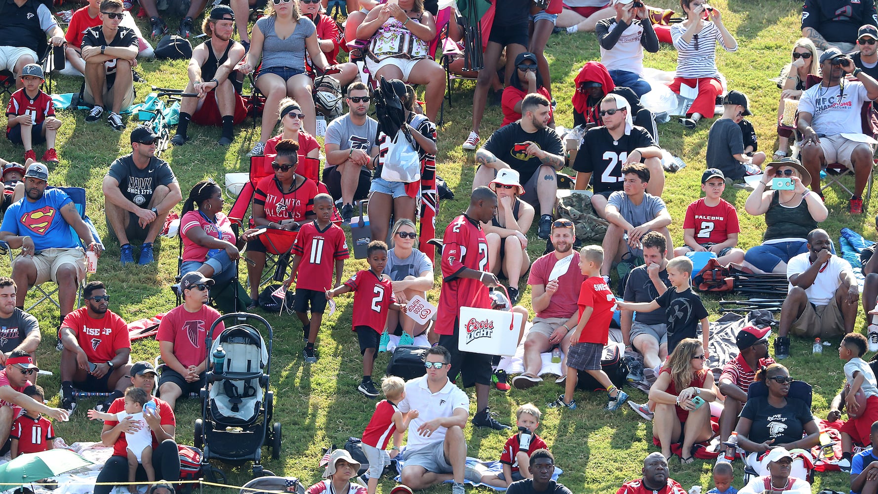 Atlanta Falcons Military Day at Training Camp