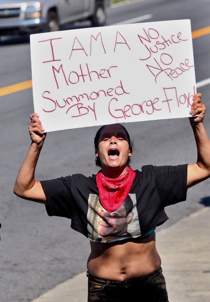 PHOTOS: Protesters hold demonstration in Atlanta over police shooting of Rayshard Brooks