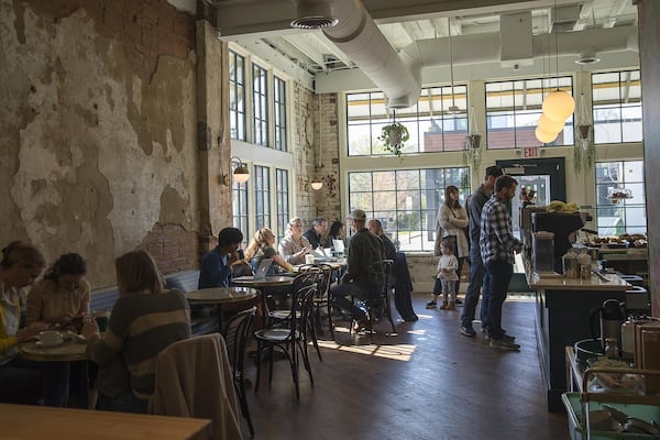 The interior of Little Tart Bakeshop in the Summerhill community. 