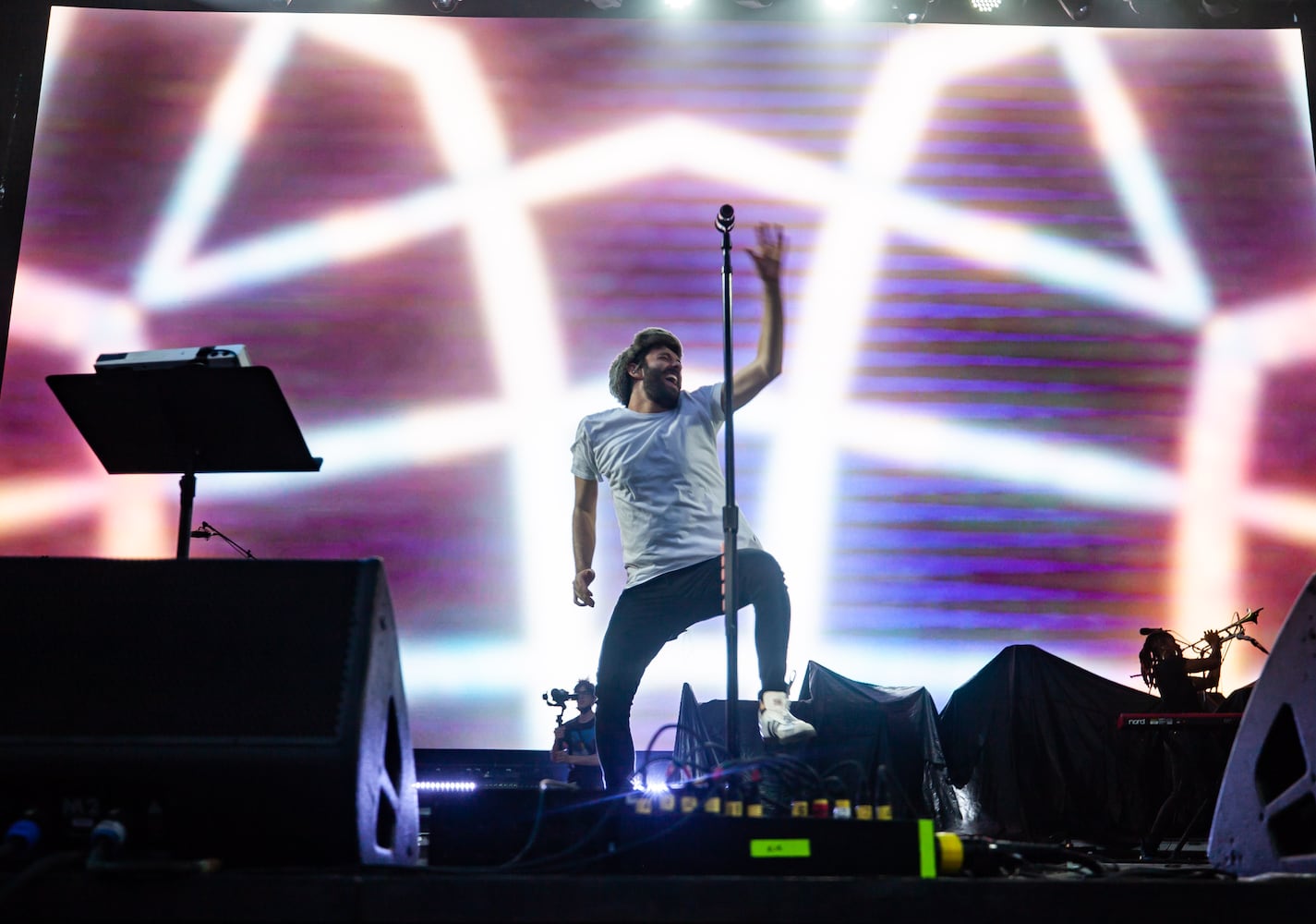 AJR performs at Music Midtown on Saturday, September 18, 2021, in Piedmont Park. (Photo: Ryan Fleisher for The Atlanta Journal-Constitution)