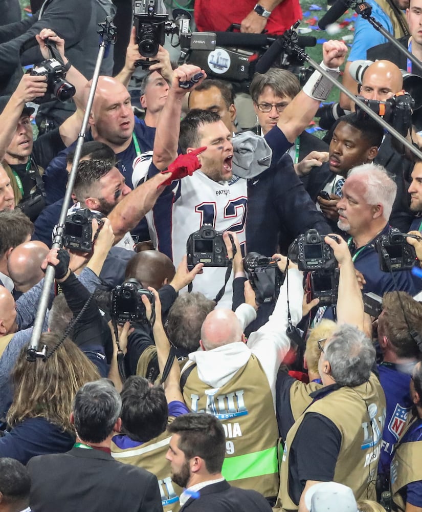 Photos: Patriots celebrate, Rams commiserate at Super Bowl