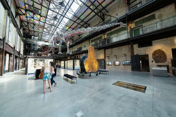 Generator Hall in the JW Marriott Savannah serves as hotel lobby, natural science museum and shopping gallery in the original plant’s repurposed Power Plant building.
Courtesy of Plant Riverside District