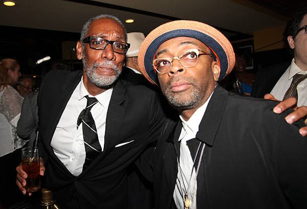 Thomas Jefferson Byrd (left) with director Spike Lee.