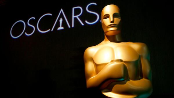 An Oscar statue appears at the 91st Academy Awards Nominees Luncheon in Beverly Hills, California, Feb. 4. ABC's Entertainment President Karey Burke says this year's Oscars will not have a host.