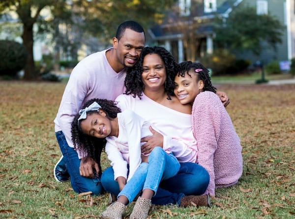 Erin and Wesley Brooks and their daughters Abby and Zoey.
Contributed