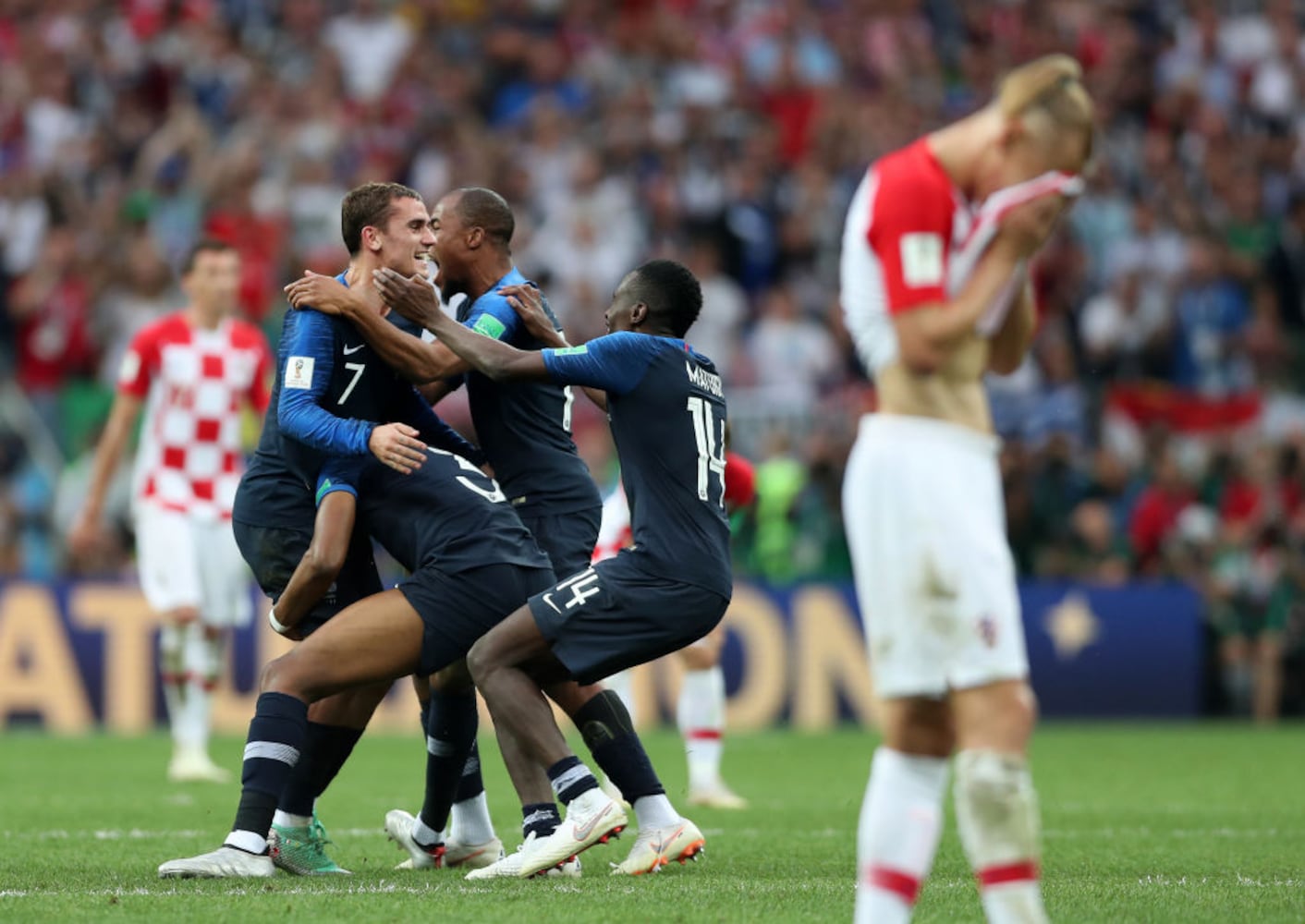 Photos: 2018 World Cup final -- France vs. Croatia