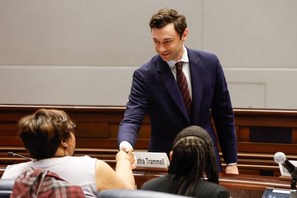 U.S. Sen. Jon Ossoff is convening a hearing in Atlanta today on the impacts of the six week abortion ban in Georgia.