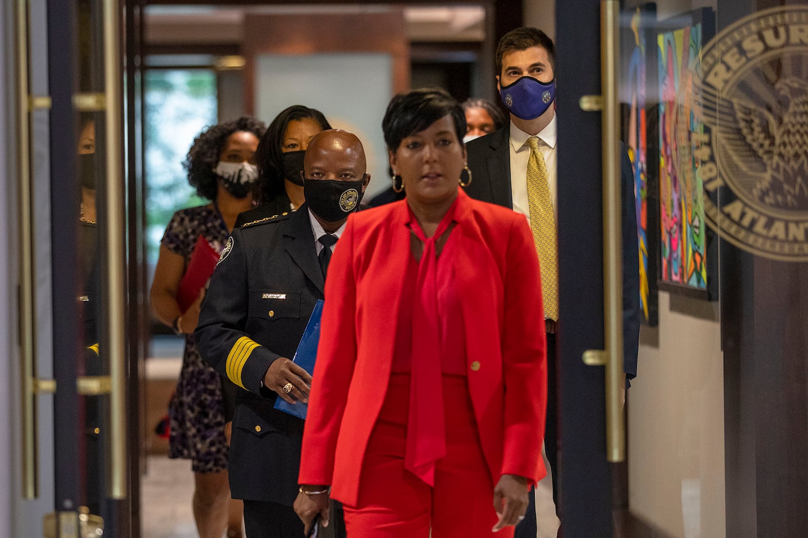 Atlanta Mayor Keisha Lance Bottoms has often sparred with Gov. Brian Kemp on issues such as response to the COVID-19 pandemic and crime in the metro area. (Alyssa Pointer/Atlanta Journal Constitution)