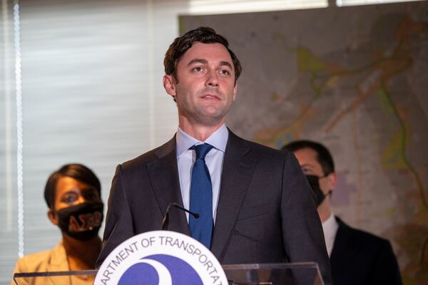 Georgia U.S. Sen. Jon Ossoff has set up a qualified blind trust for his holdings, which contributed to a net worth of $2 million to $7.3 million. (Alyssa Pointer / Alyssa.Pointer@ajc.com)