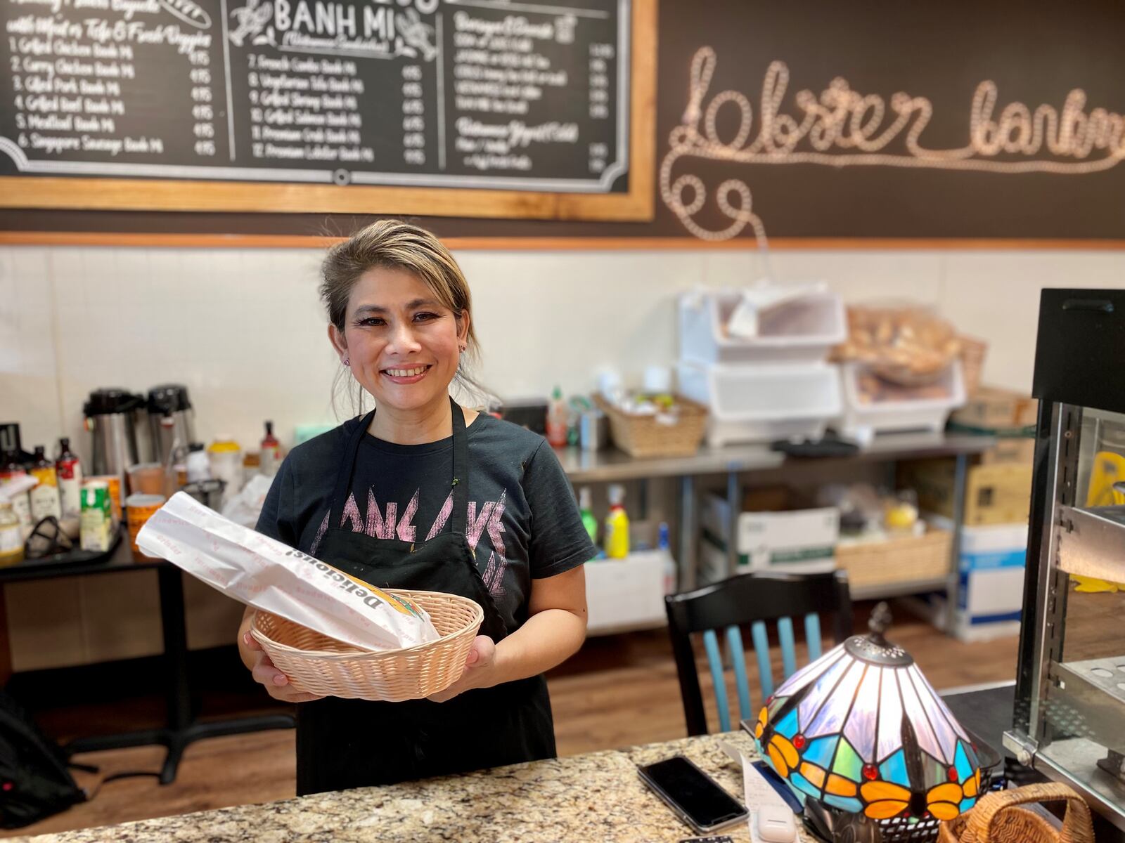 Shyla Enoul, a native of Saigon, is the owner and chef at Lobster Banh Mi. Wendell Brock for The Atlanta Journal-Constitution