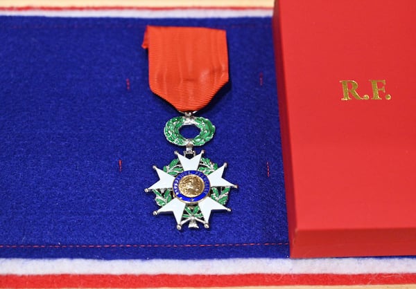 September 17, 2021 Thomson - The Legion of Honor, France’s highest decoration. (Hyosub Shin / Hyosub.Shin@ajc.com)