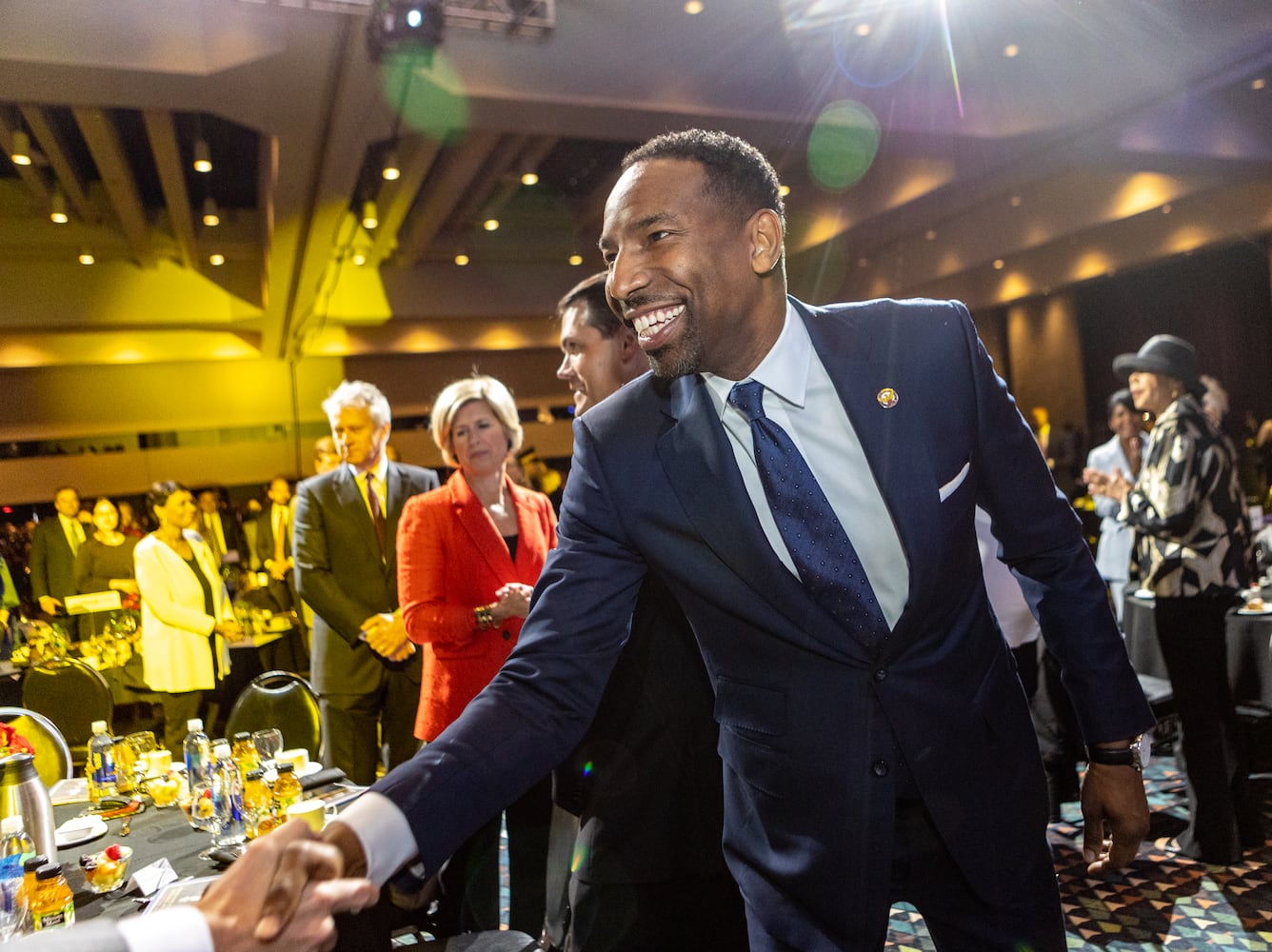 Mayor Dickens holds the annual State of the State Business Breakfast