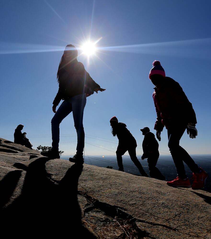 MLK volunteer at Stone Mountain