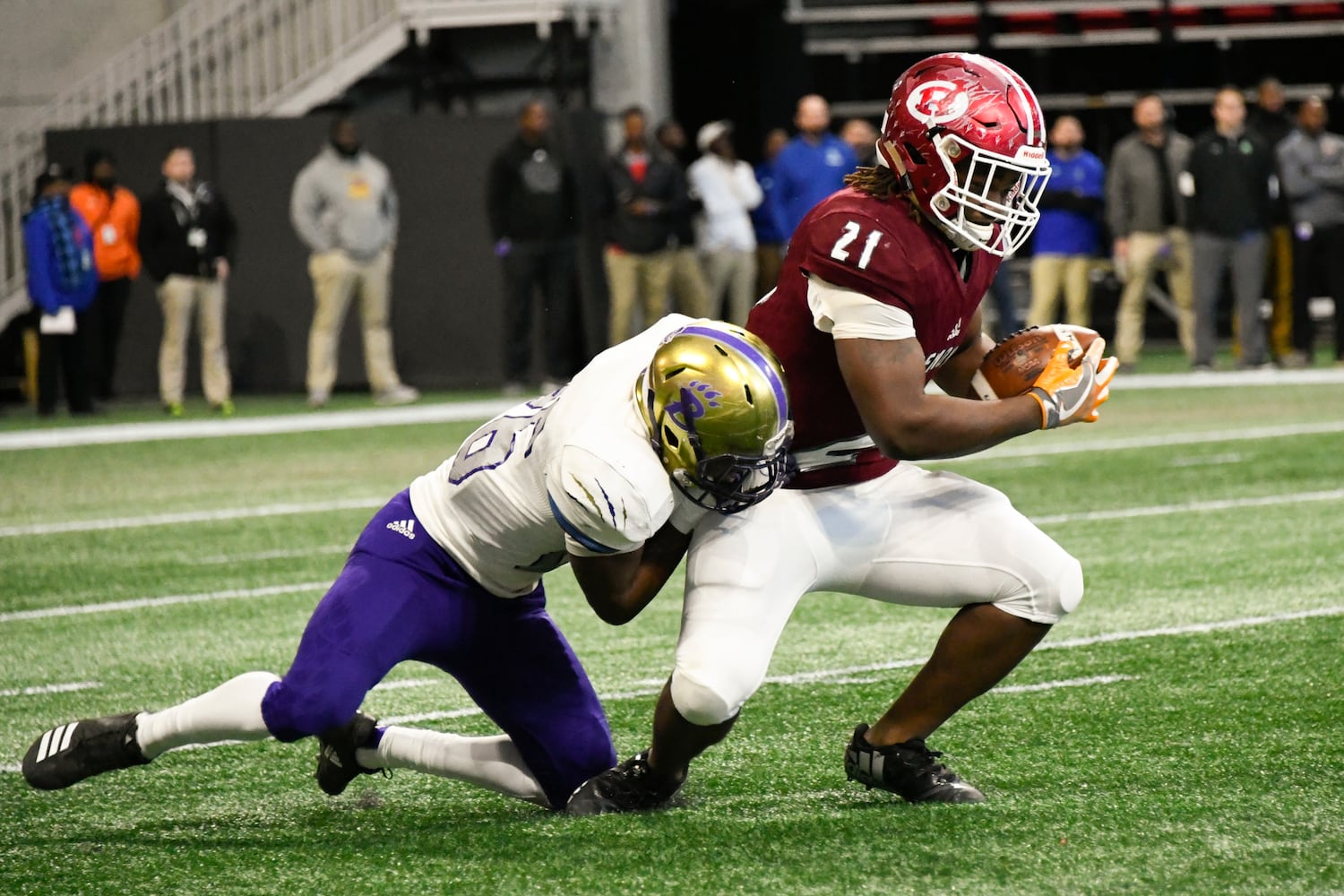 Photos: Day 1 of HS state title games at Mercedes-Benz Stadium