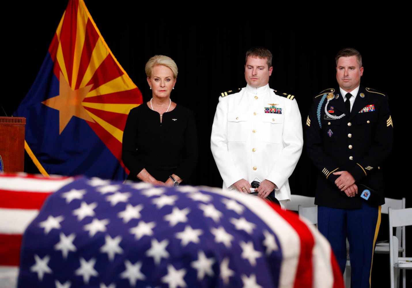 Photos: Sen. John McCain lies in state in Arizona Capitol