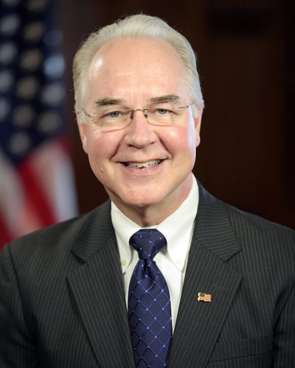 Tom Price, former member of Congress, former HHS secretary