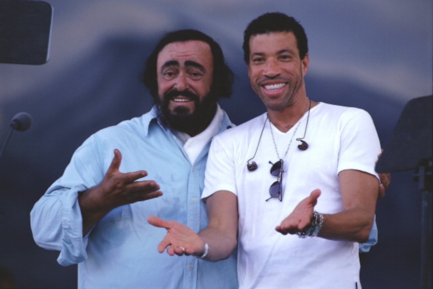 Luciano Pavarotti And Lionel Richie